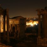 Forum romain vue nocturne